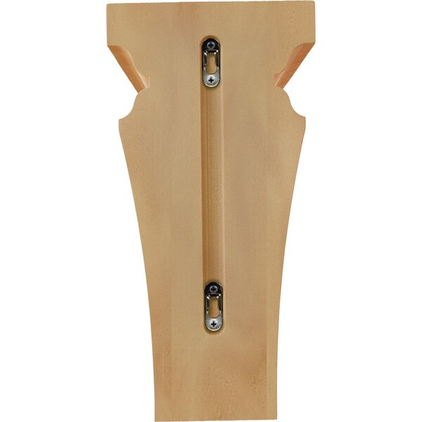 Ekena Millwork 7"W x 7 3/4"D x 14"H Jumbo Nevio Wood Corbel, Red Oak - CORW07X07X14NERO
