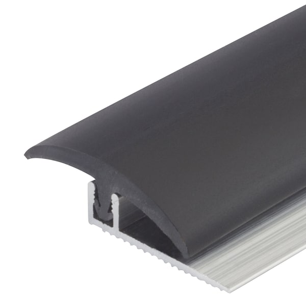 M-D Building Products 1-1/4 In. X 96 In. Black Vinyl Divider In.T In. w/ Metal Track - 31215