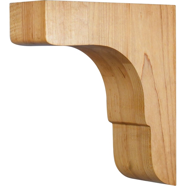 Hardware Resources 3" Wx8"Dx9"H White Birch Minimalist Corbel - CORZ-2WB