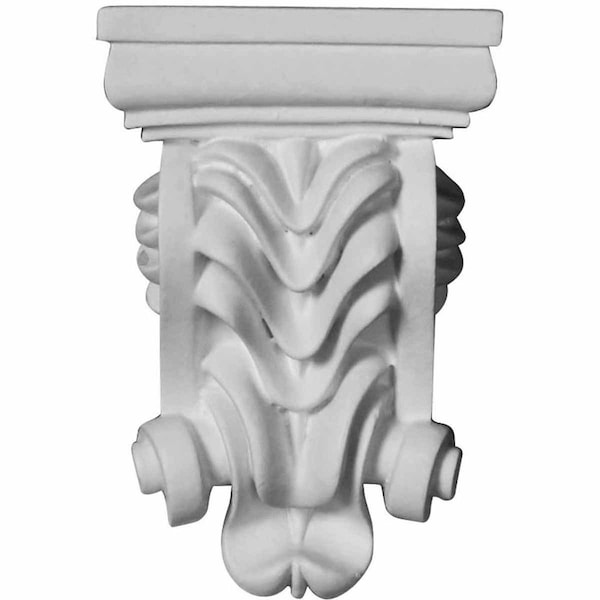 Ekena Millwork 3"W x 1 5/8"D x 4 3/8"H Alexandria Corbel - COR03X02X04AL