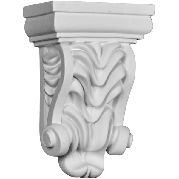 Ekena Millwork 3"W x 1 5/8"D x 4 3/8"H Alexandria Corbel - COR03X02X04AL