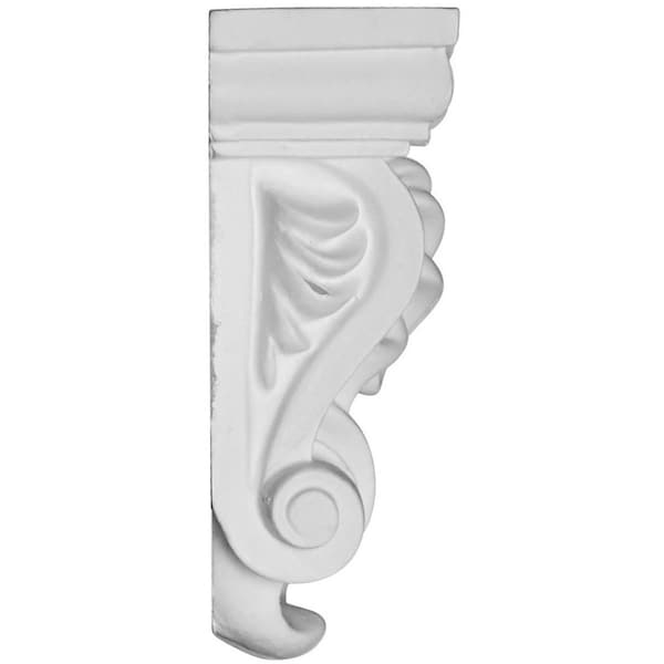 Ekena Millwork 3"W x 1 5/8"D x 4 3/8"H Alexandria Corbel - COR03X02X04AL