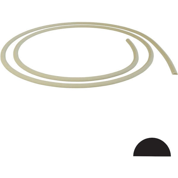 Ekena Millwork HR100 - 1/2"H x 1"D x 144"L Half Round Flexible Moulding - MLDFHR100X144