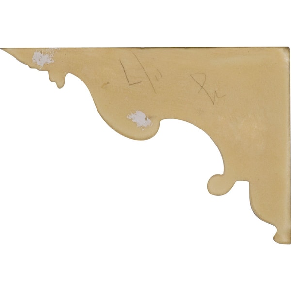 Ekena Millwork 9"W x 6 1/4"H x 5/8"D Nestor Stair Bracket, Right - SB09X07NS-R