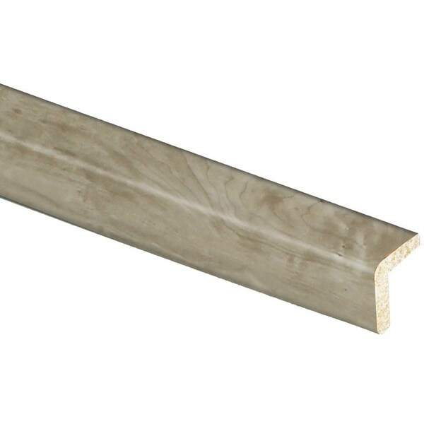 Interplast Group Outside Corner Moulding, 8 ft L, 1516 in W, Polystyrene, River Gray, Wall Mounting - 82050800504