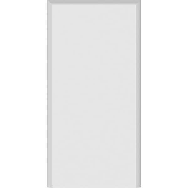 Ekena Millwork Standard Foster Plinth Block With Rounded Edge, 4"W x 8"H x 1"P - PBP040X080X100FOS05