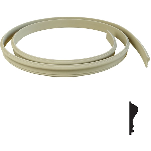 Ekena Millwork WM390 - 2 5/8"H x 11/16"D x 144"L Chair Rail Flexible Moulding - CHAFWM390X144