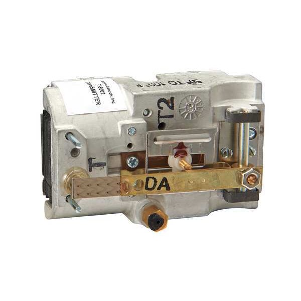 Johnson Controls Pneumatic Temperature Transmitter, Wall, 5/32 in Barb, 3 to 15 psi - T-5002-201