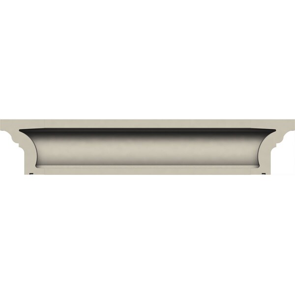 Ekena Millwork 77" Bottom Width x 81 3/8" Top Width x 5"H x 1 7/8"P Stratford Crosshead - CRH05X77ST