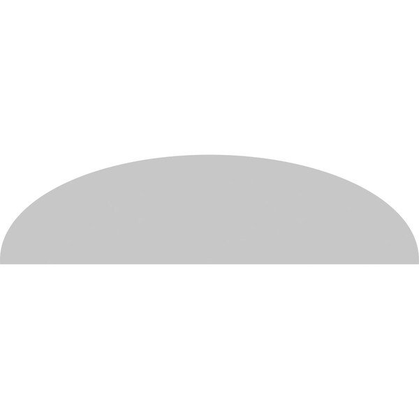 Ekena Millwork Elliptical Sunburst Architectural Grade PVC Pediment, 86"W x 22-1/2"H x 2"P - PEDPS086X225ELL01