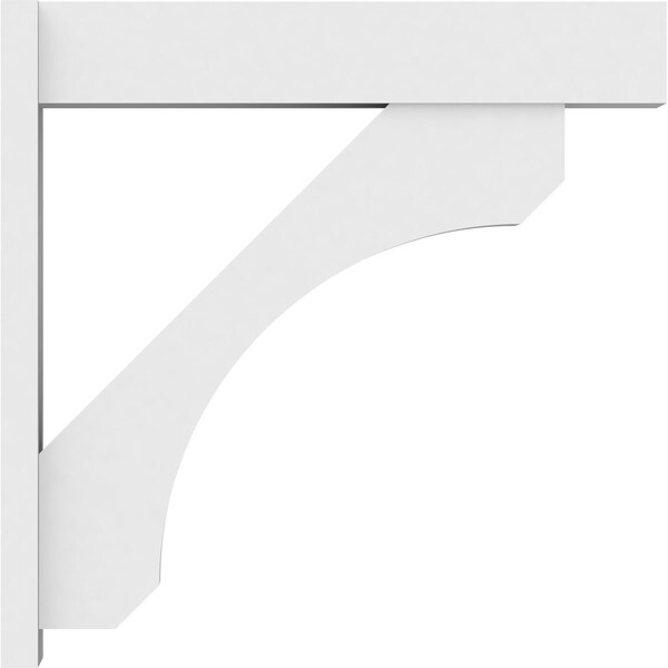 Ekena Millwork Legacy Architectural Grade PVC Outlooker with Block Ends, 7"W X 36"D X 36"H - OUTP07X36X36LEC05