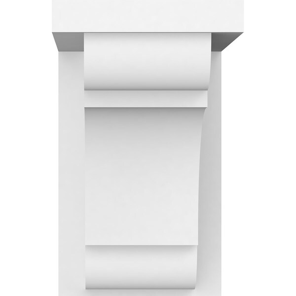 Ekena Millwork Standard Bryant Architectural Grade PVC Bracket, 3"W x 5"D x 5"H - BKTP03X05X05BRY