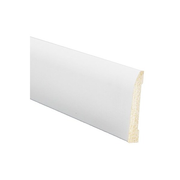 Inteplast Building Products 8'WHT BasePoly Moulding - 61060800032