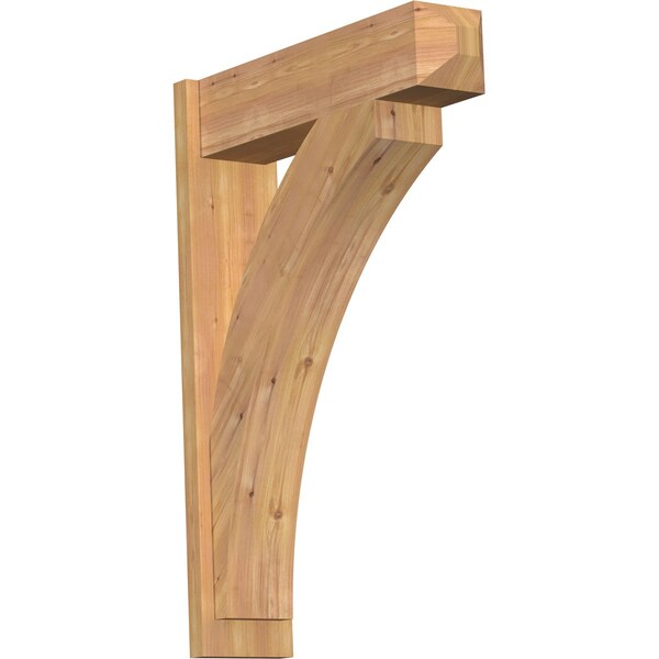 Ekena Millwork Thorton Craftsman Smooth Outlooker, Western Red Cedar, 7 1/2"W x 28"D x 40"H - OUT08X28X40THR04SWR