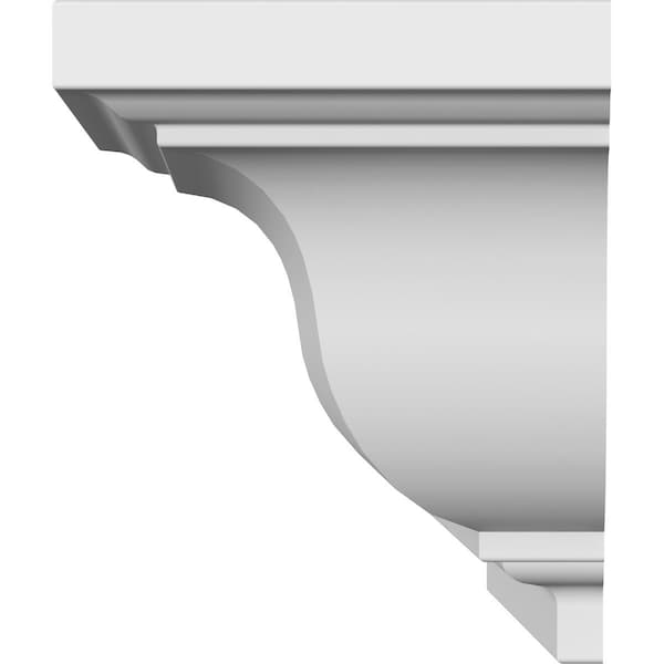 Ekena Millwork 76" Bottom Width x 84 1/2" Top Width x 5 3/4"H x 1/2"P Stanford Crosshead - CRH06X76ST-3