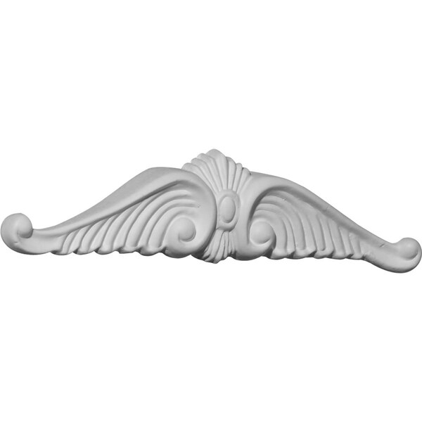 Ekena Millwork 5 5/8"W x 1 3/8"H x 1/2"P Wings Center Onlay - ONL05X01X01WI