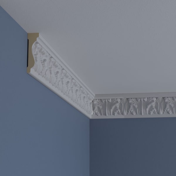 Ekena Millwork 3 1/2"H x 1"P x 94 1/2"L Odessa Chair Rail - MLD03X01OD