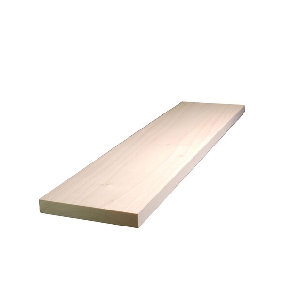 Alexandria Moulding Alexandria Moulding 1 in. X 6 in. W X 4 ft. L Poplar Board - 0Q1X6-27048C
