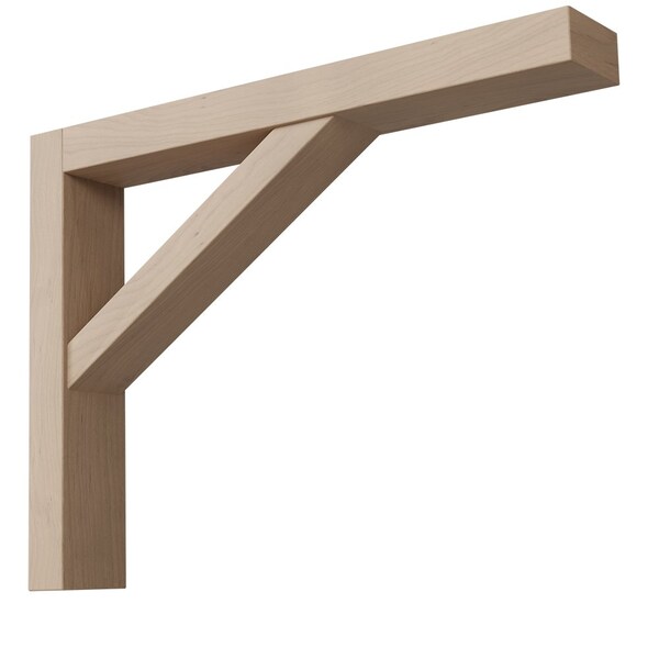 Designs Of Distinction Lexington Bar Bracket - Narrow/Tall, Alder - 01605009AL1
