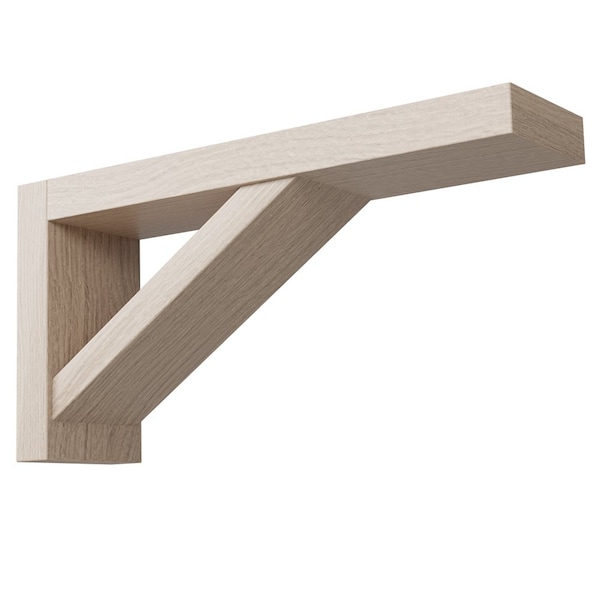 Designs Of Distinction Lexington Bar Bracket - White Oak - 01605006WK1