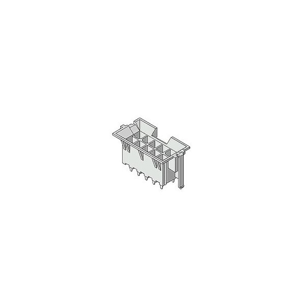Encabezados y carcazas de cable Molex Minifit Hcs Vt Hdr Dr V-2 24Ckt - 444742411
