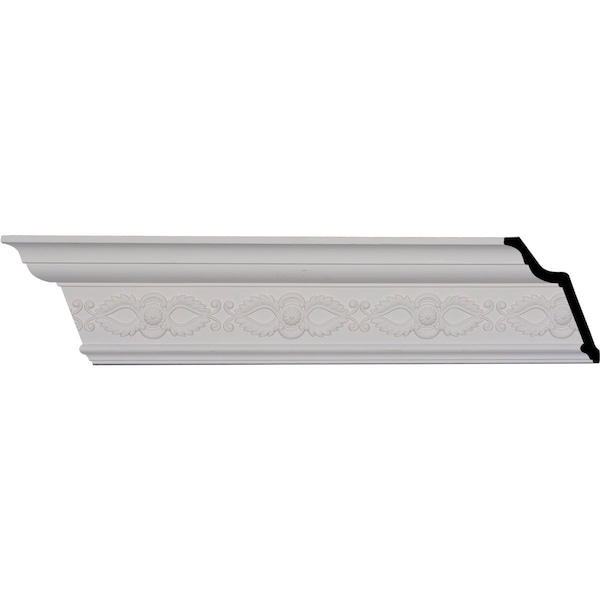 Ekena Millwork SAMPLE - 5"H x 3 1/4"P x 5 7/8"F x 12"L, (5 1/2" Repeat), Logan Crown Moulding - SAMPLE-MLD05X03X05LO