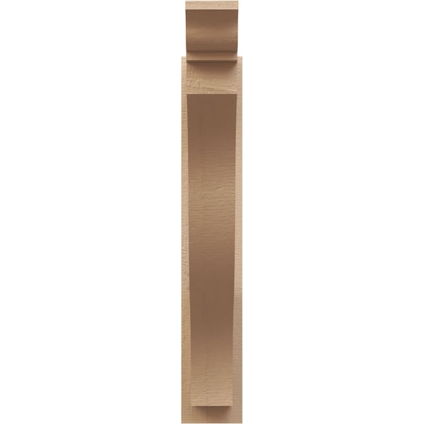 Ekena Millwork 6-in W x 28-in D x 36-in H Funston Trad Rough Cedar Woodgrain TimberThane Outlooker, Primed Tan - OUTUR060X28X36FST04RCPR