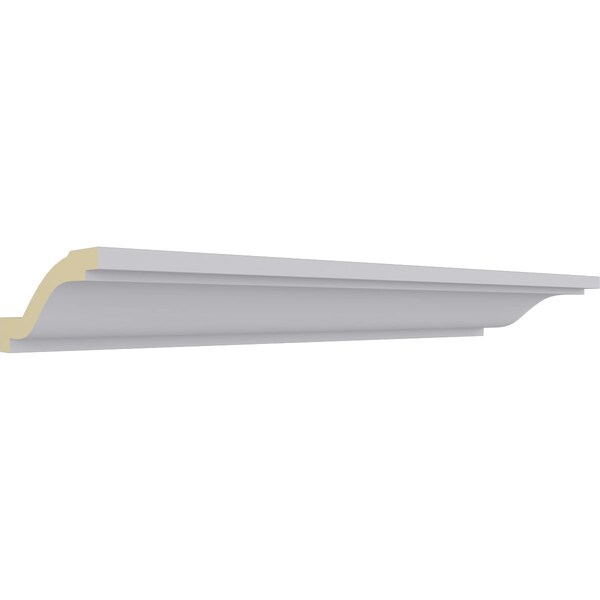 Ekena Millwork 2 1/8"H x 5 3/8"P x 5 5/8"F x 94 1/2"L Foster Smooth Crown Moulding - MLD02X05X05FO