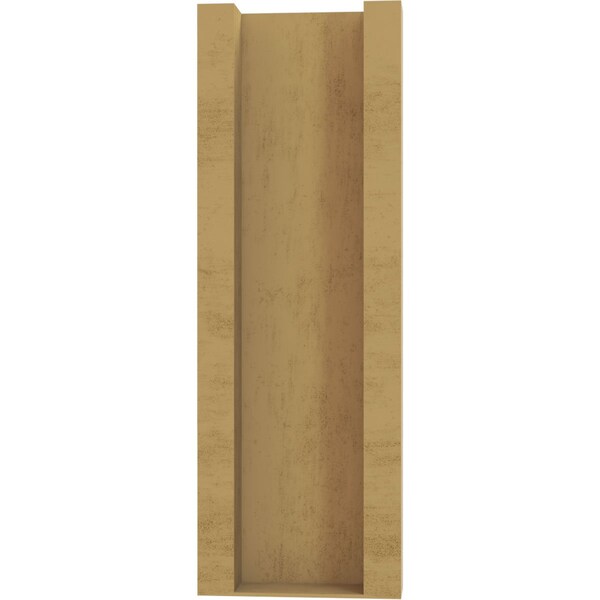 Ekena Millwork 5 1/2-in W x 16-in D x 16-in H Balboa Block Rough Cedar Woodgrain TimberThane Outlooker, Primed Tan - OUTUR055X16X16BOA44RCPR