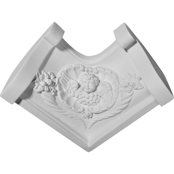 Ekena Millwork 3 3/4"H x 3 3/4"P, Edinburgh Inside Corner for Moulding Profiles - MIC03X03ED
