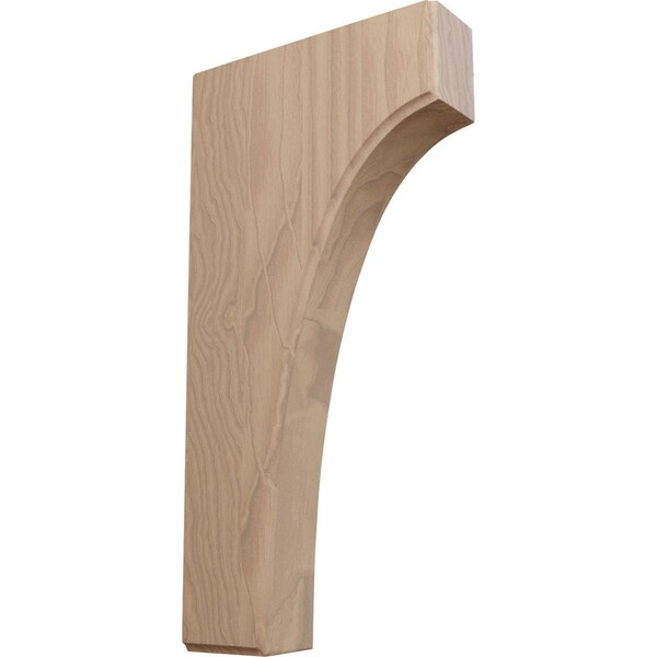Ekena Millwork 1 3/4"W x 6"D x 12"H Clarksville Bracket, Mahogany - BKTW02X06X12CVGM