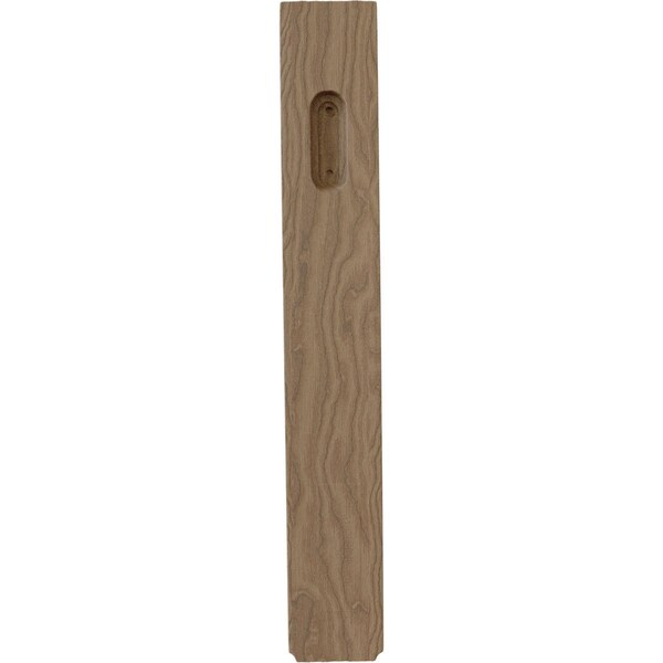 Ekena Millwork 1 3/4"W x 6"D x 12"H Clarksville Bracket, Mahogany - BKTW02X06X12CVGM