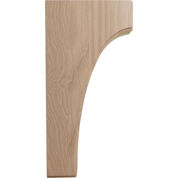 Ekena Millwork 1 3/4"W x 6"D x 12"H Clarksville Bracket, Mahogany - BKTW02X06X12CVGM