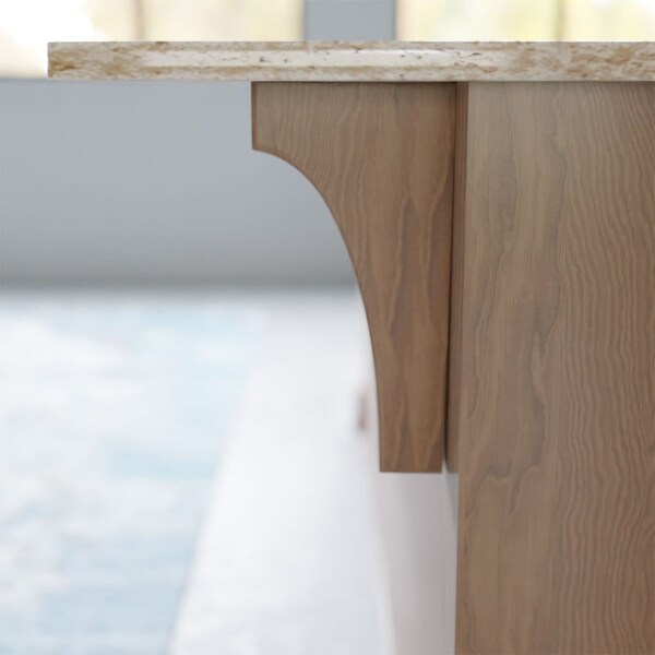 Ekena Millwork 1 3/4"W x 6"D x 12"H Clarksville Bracket, Mahogany - BKTW02X06X12CVGM