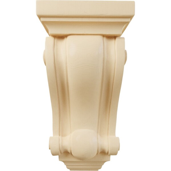 Ekena Millwork 6 1/4"W x 4"D x 12"H Cole Pilaster Wood Corbel, Maple - CORW06X04X12COMA