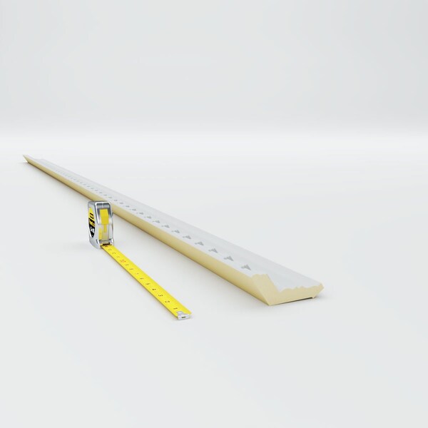 Ekena Millwork 3 1/8"H x 2 3/4"P x 3 7/8"F x 94 1/2"L Heaton Crown Moulding - MLD03X02X03HE