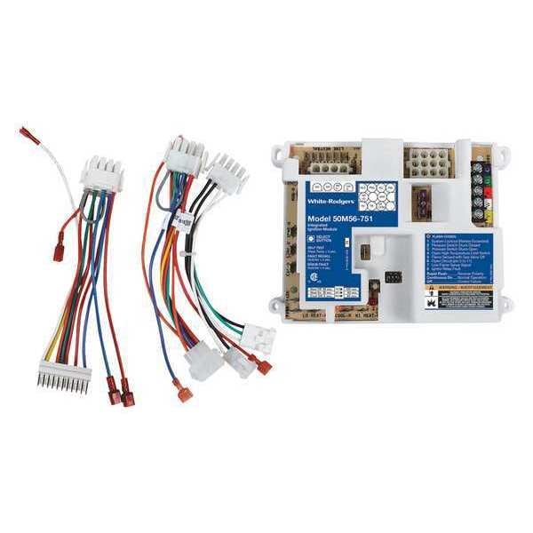 White-Rodgers Furnace Board, 25VAC, With Wiring Adapter - 50M56U-751