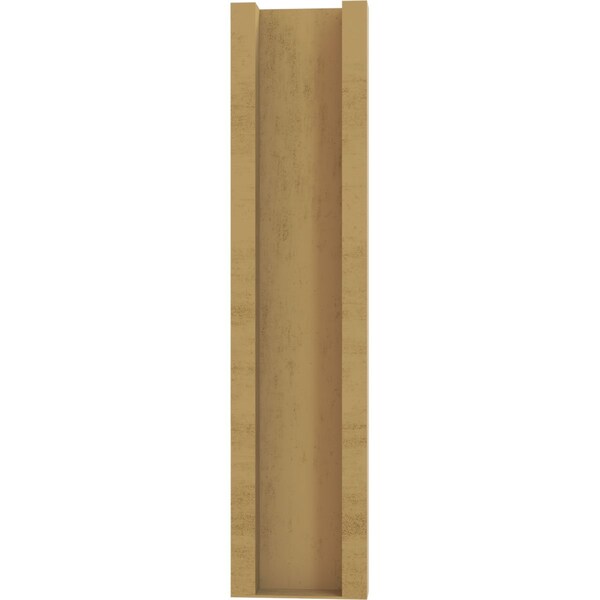 Ekena Millwork 5 1/2-in W x 12-in D x 24-in H Balboa Block Rough Cedar Woodgrain TimberThane Outlooker, Primed Tan - OUTUR055X12X24BOA44RCPR