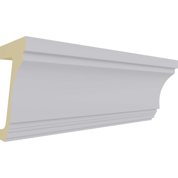 Ekena Millwork Moulding, Polyurethane, 94-1/2 in L, 9-5/8 in H - MLD10X06ST