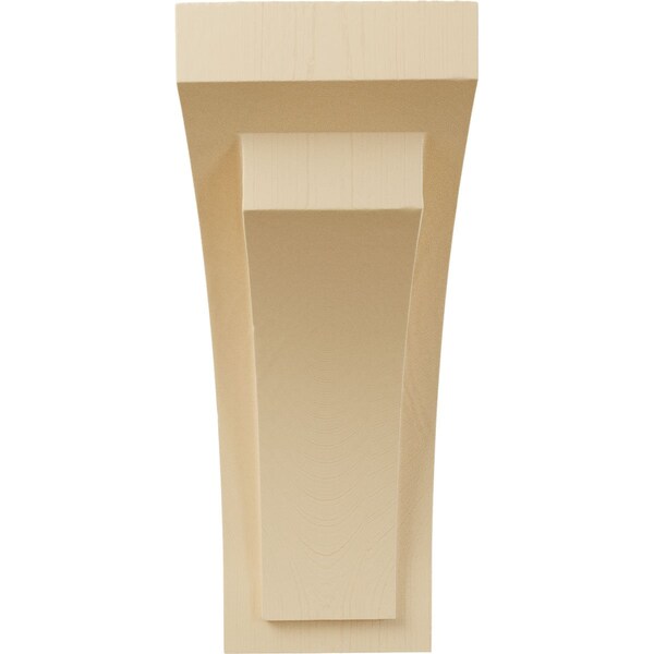 Ekena Millwork 5 1/2"W x 7 3/4"D x 14"H Jumbo Felix Wood Corbel, Maple - CORW05X07X14FEMA