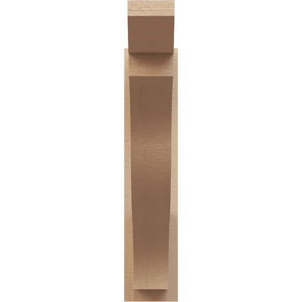 Ekena Millwork 5 1/2-in W x 26-in D x 26-in H Funston Slat Rough Cedar Woodgrain TimberThane Outlooker, Primed Tan - OUTUR055X26X26FST24RCPR