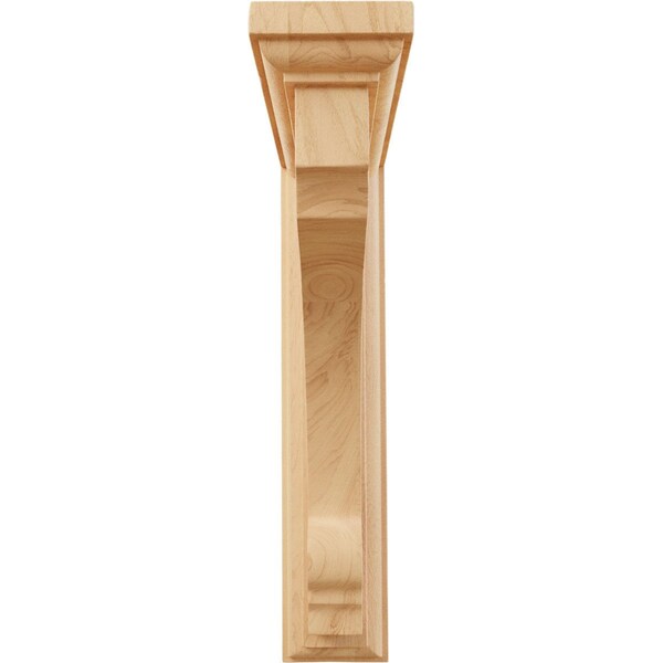Ekena Millwork 2 1/2"W x 7"D x 10"H Large Thompson Wood Bracket, Red Oak - BKTW02X07X10TMRO