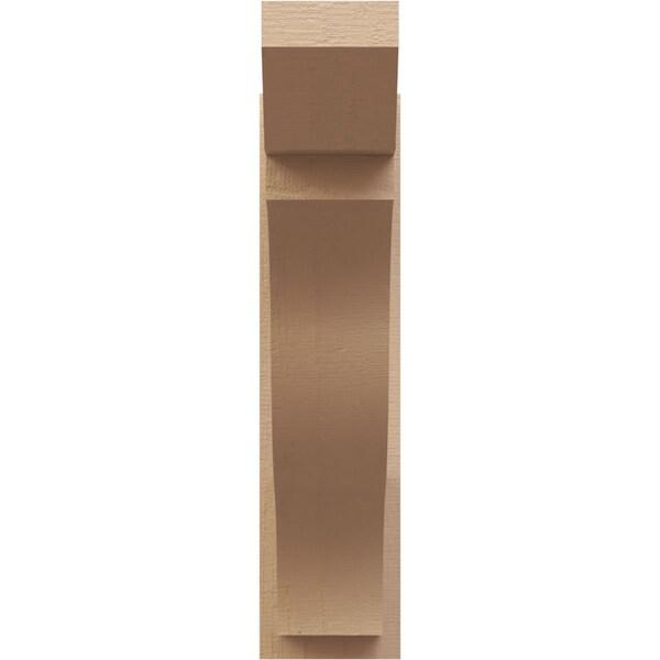 Ekena Millwork 7 1/2-in W x 26-in D x 30-in H Funston Slat Rough Cedar Woodgrain TimberThane Outlooker, Primed Tan - OUTUR075X26X30FST24RCPR