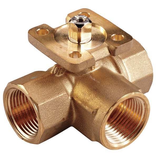 Johnson Controls Ball Valve, 3 Way, SS Trim, (F)NPT 1 - VG1845CL