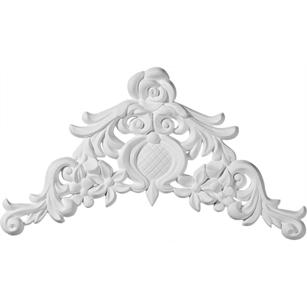 Ekena Millwork 12 1/4"W  x 6 3/4"H x  5/8"P Cole Center Onlay - ONL12X06X01CO