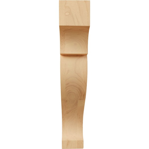 Ekena Millwork 1 3/4"W x 6"D x 10"H Small Rockport Wood Corbel, Red Oak - CORW02X06X10RKRO