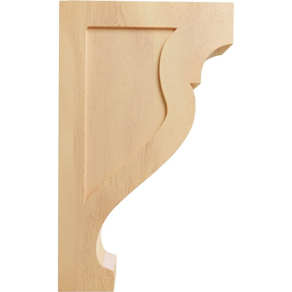 Ekena Millwork 1 3/4"W x 6"D x 10"H Small Rockport Wood Corbel, Red Oak - CORW02X06X10RKRO