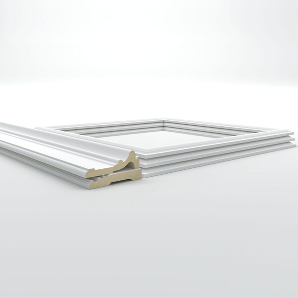 Ekena Millwork Wainscot Paneling Kit, Urethane, 94-1/2 in L, Factory Primed - WPKUSQ011P036