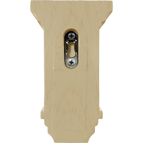 Ekena Millwork 3 1/2"W x 3 3/4"D x 6"H Mini Jefferson Wood Corbel, Maple - CORW03X03X06JEMA