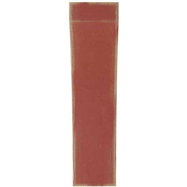 Ekena Millwork 3"W x 7 1/2"D x 12"H Extra Large Lawson Wood Vintage Decor Corbel, Salvage Red - CORWD03X07X12LWRD